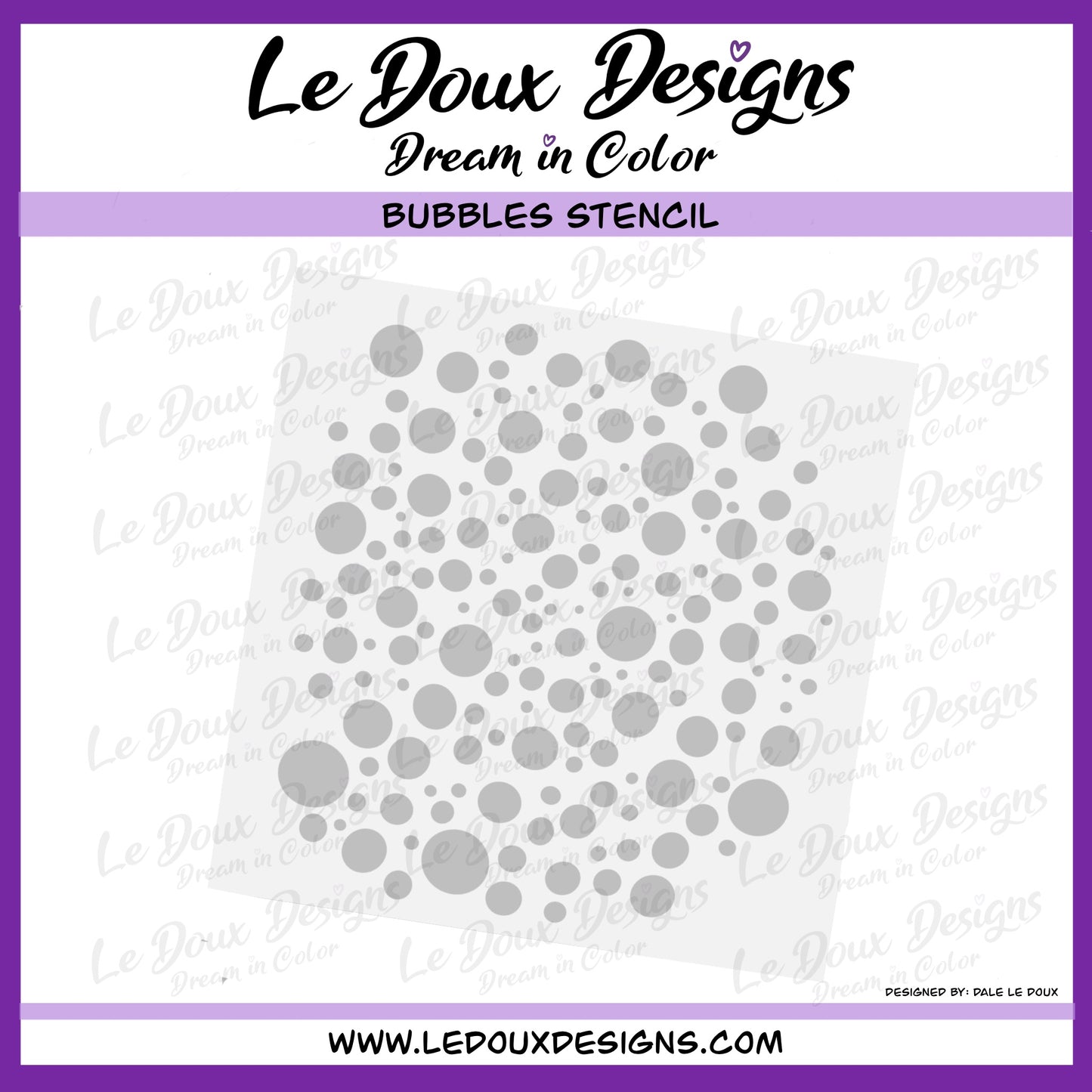 Bubbles Stencil