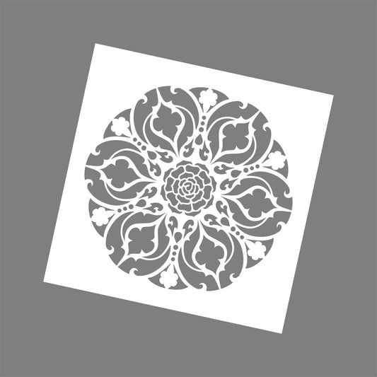 Cathedral Rose Stencil