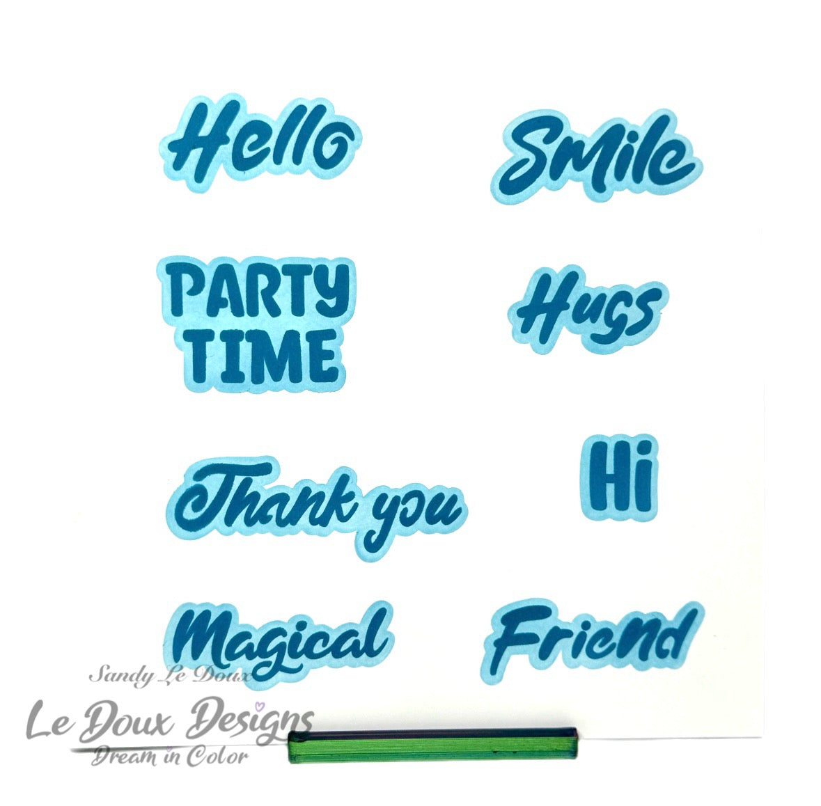 Happy Sentiment Stencil