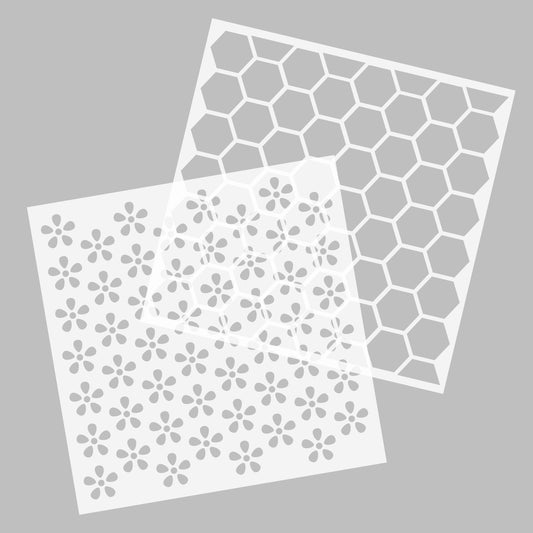 Honey Flower Stencil