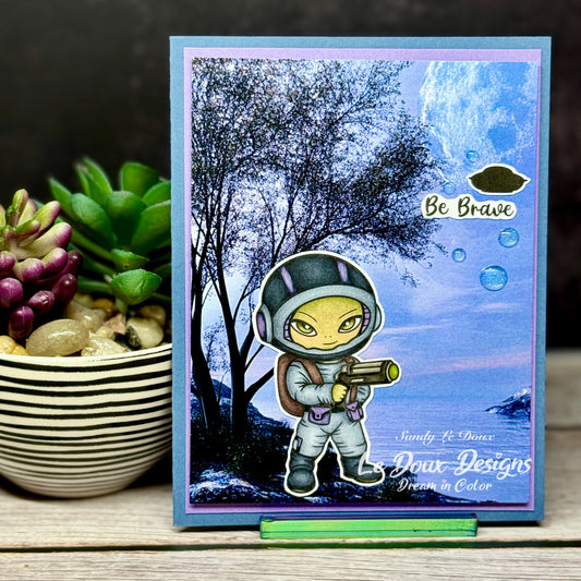 Alien Invasion Stamp set