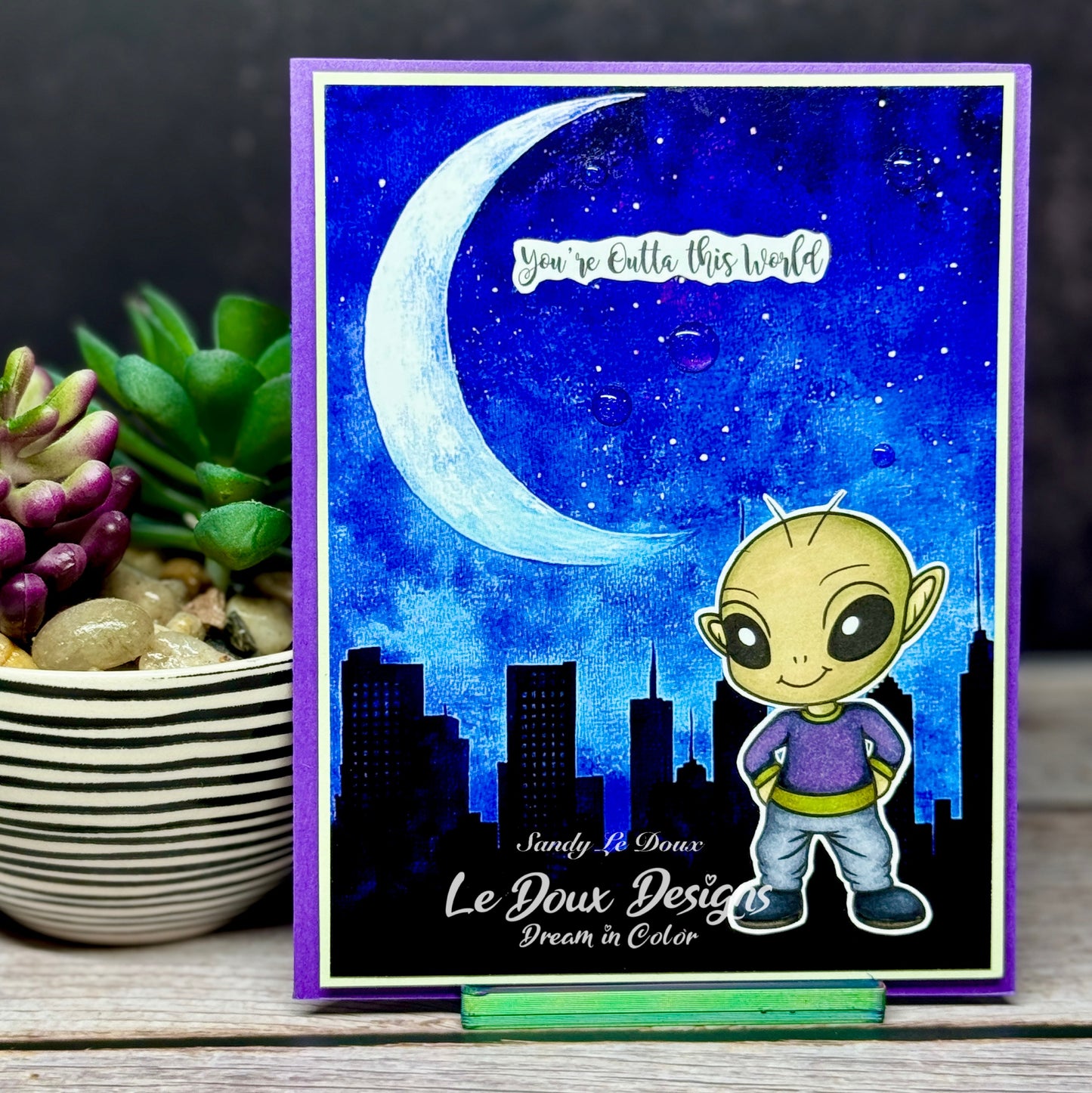 Alien Invasion Stamp set