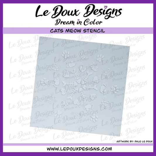 Cat's Meow Stencil