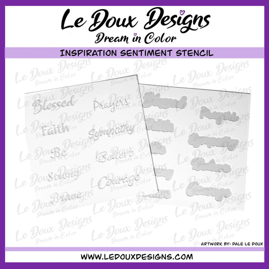 Inspiration Sentiment Stencil