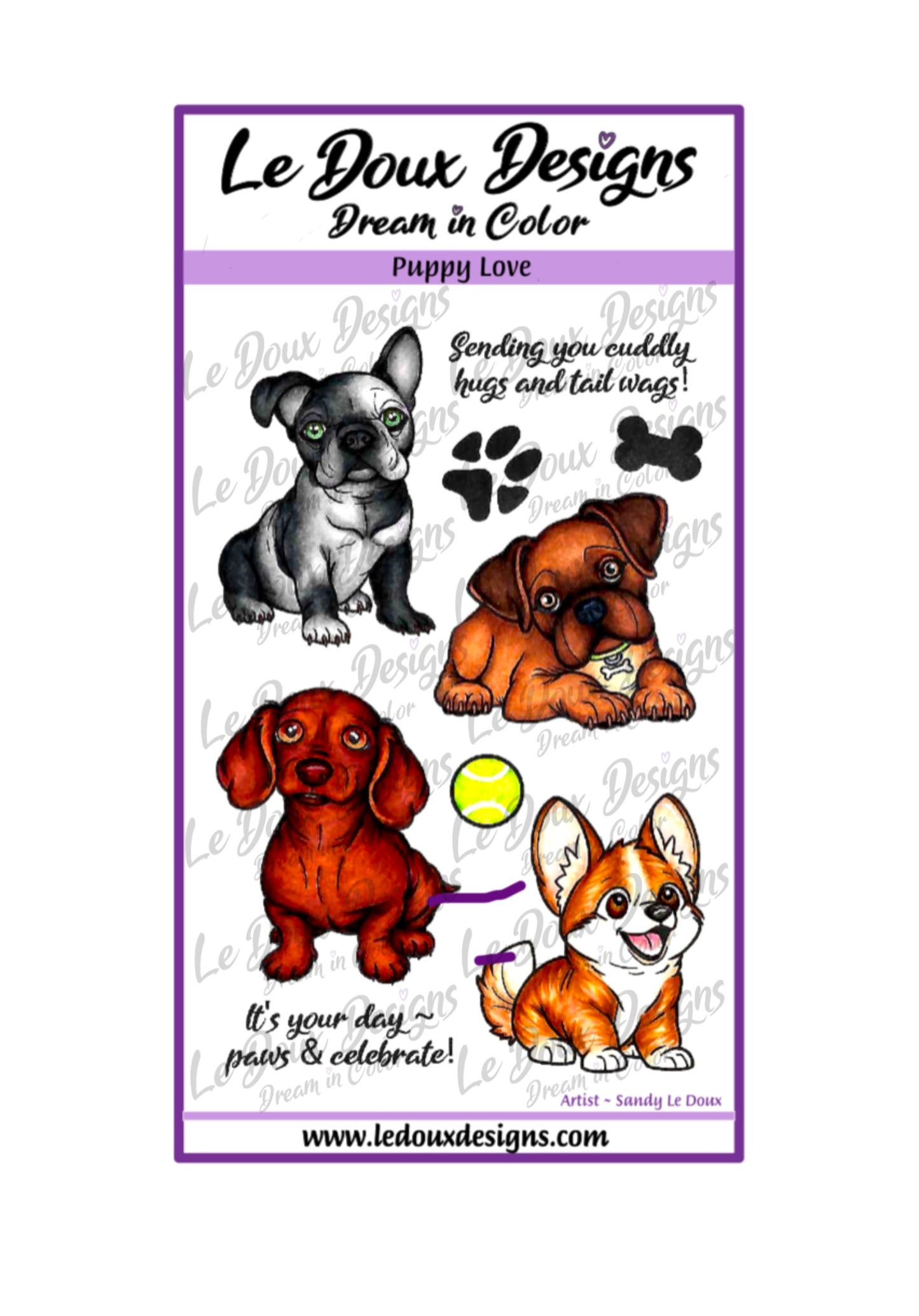 Puppy Love Stamp set