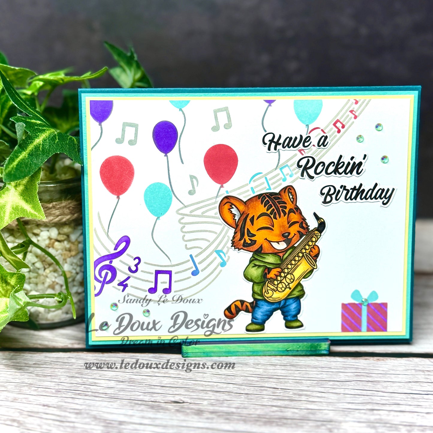 Birthday Notes Stencil