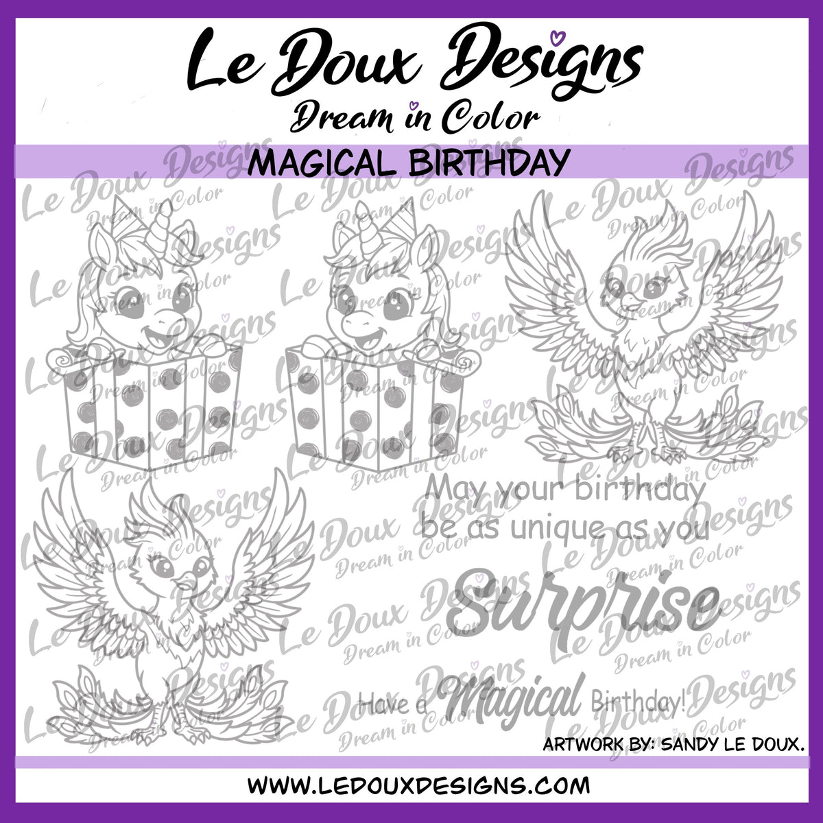 Magical Birthday Digital set