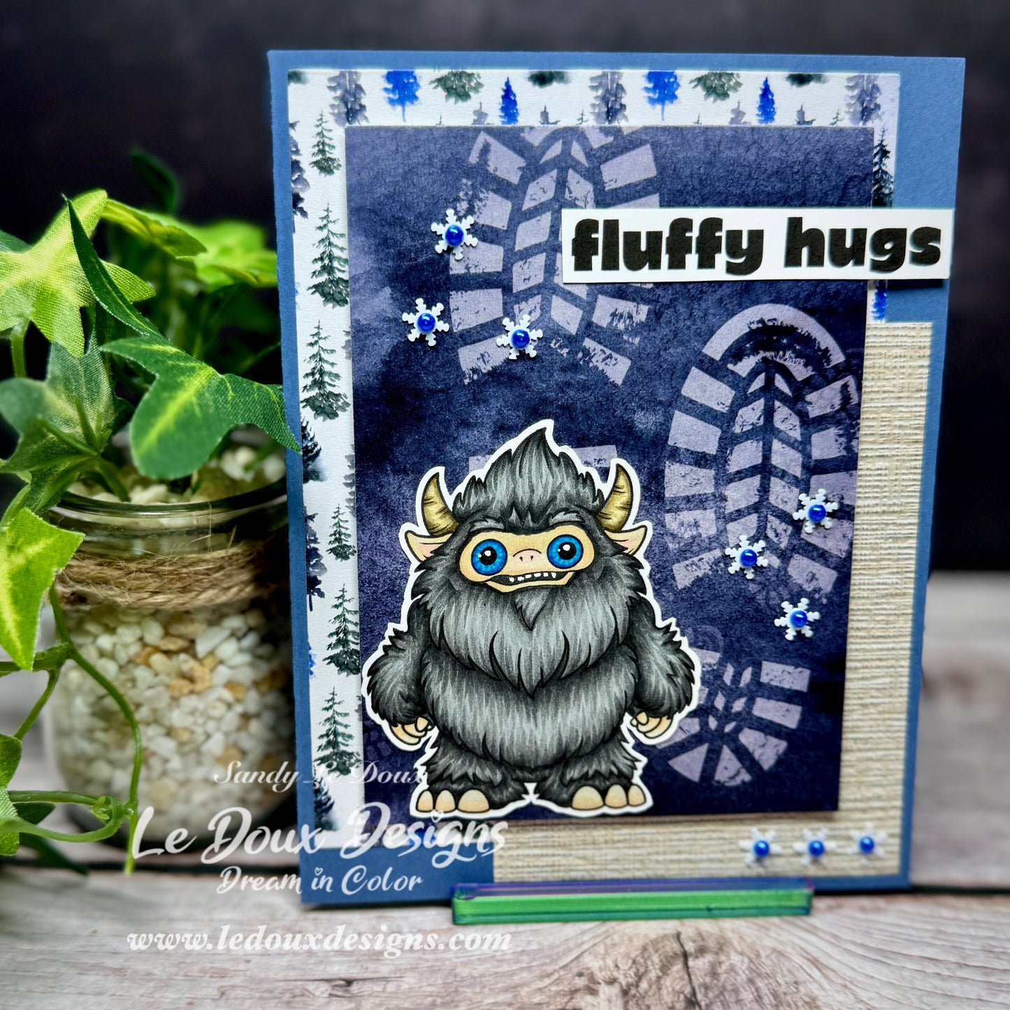 Yeti and Penguin Digital Image