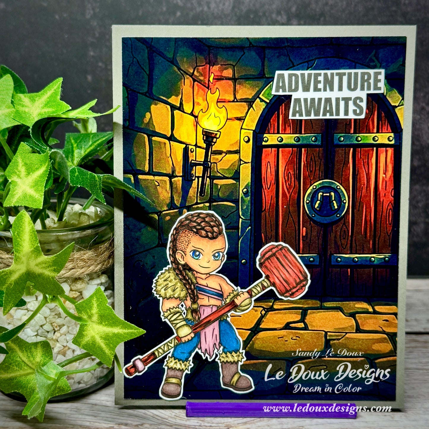 Mighty Warrior Stamp set