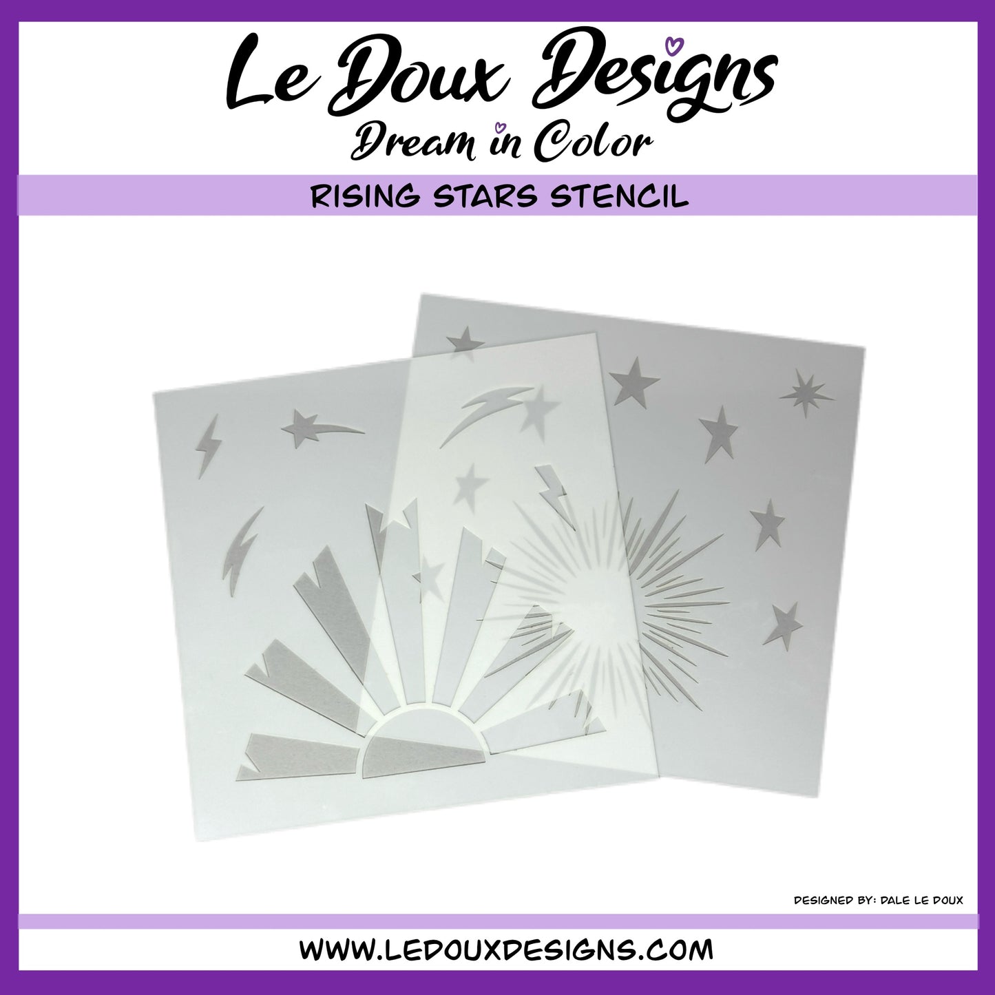 Rising Stars Stencil