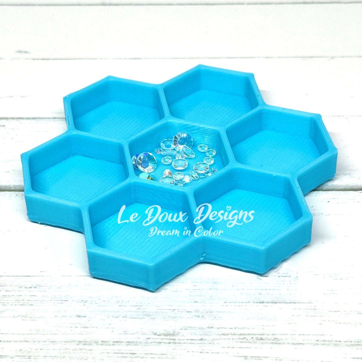 Stackable Bling Tray(Single)- Teal