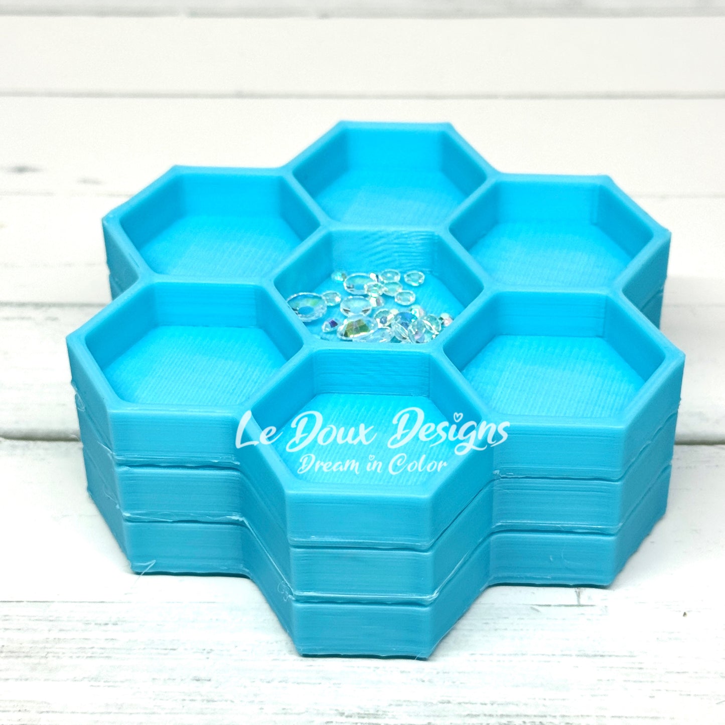 Stackable Bling Tray(3 pack)- Teal