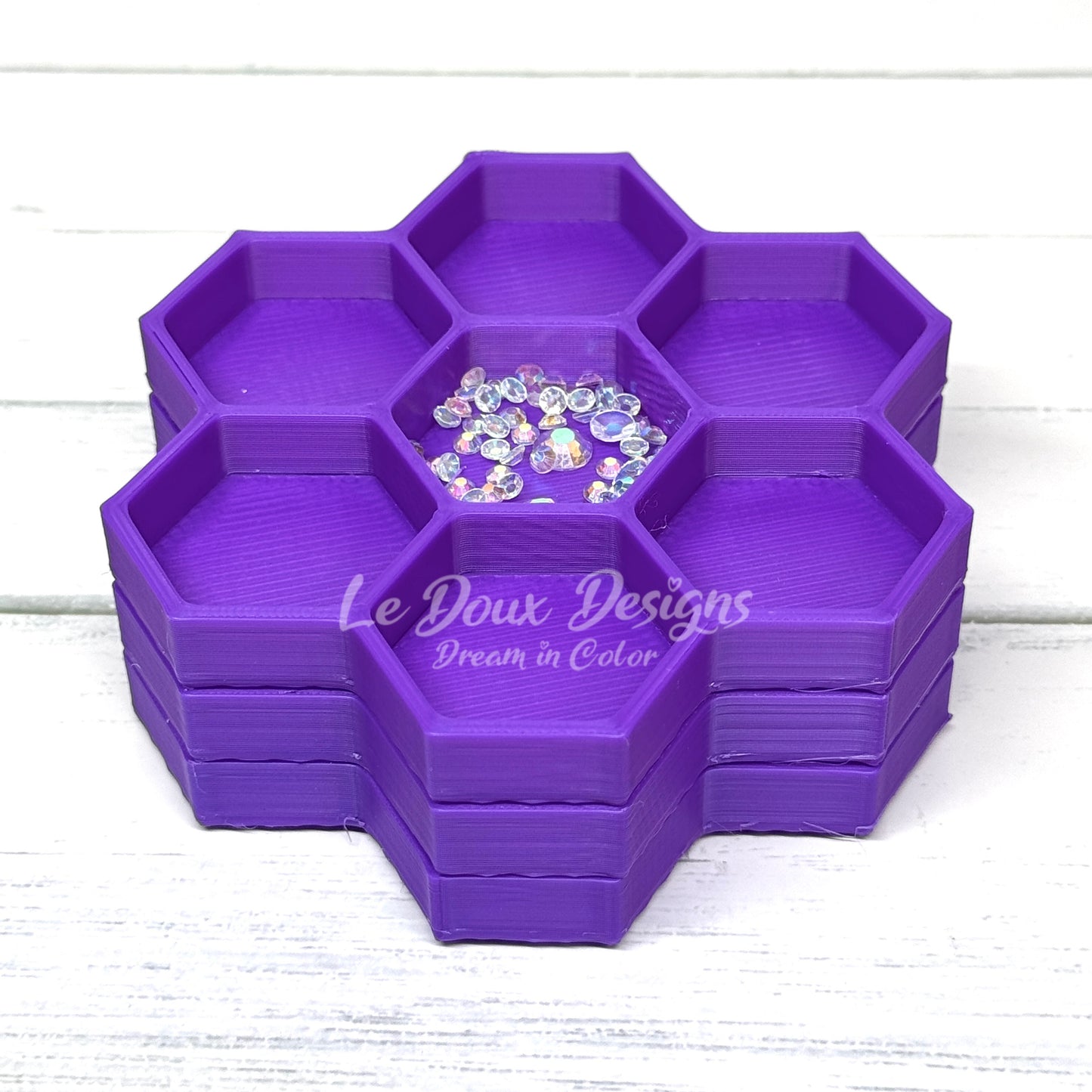 Stackable Bling Tray(3 pack)- Purple