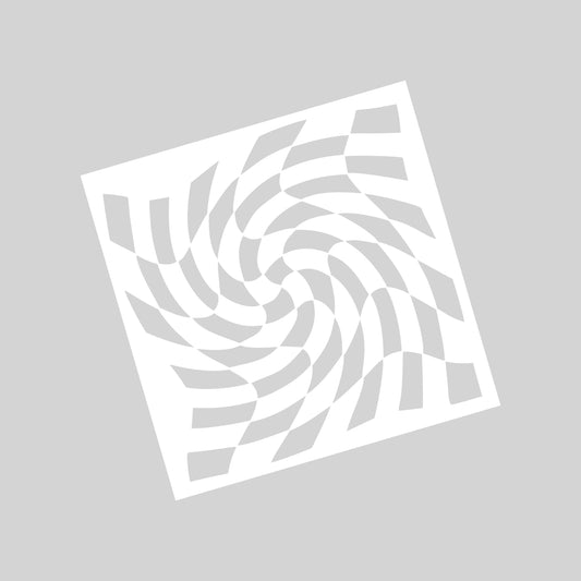 Twisted Checkerboard Stencil