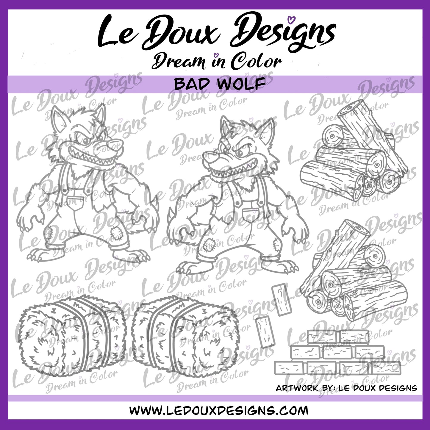 Big Bad Wolf Digital set