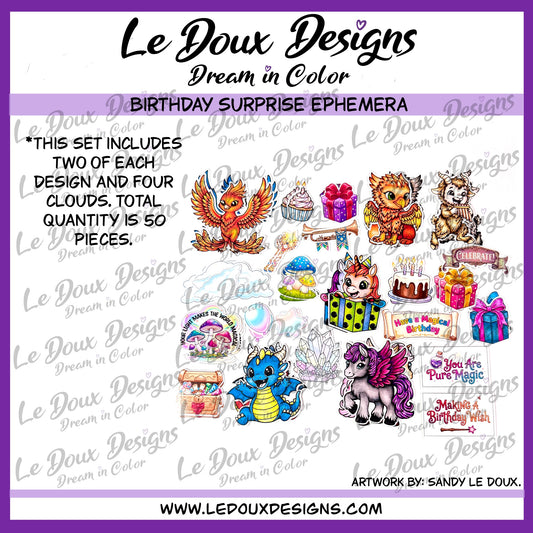 Birthday Surprise Ephemera