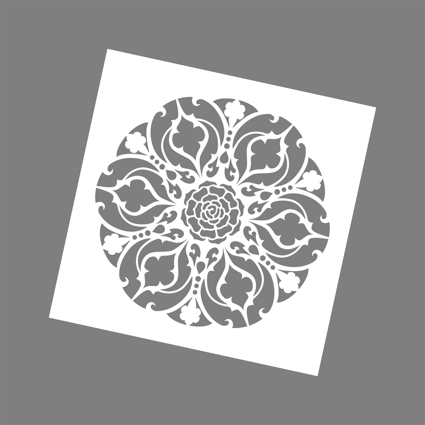 Cathedral Rose Stencil