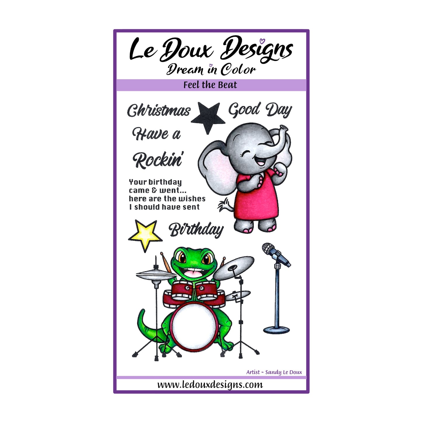 Feel the Beat Stamp set