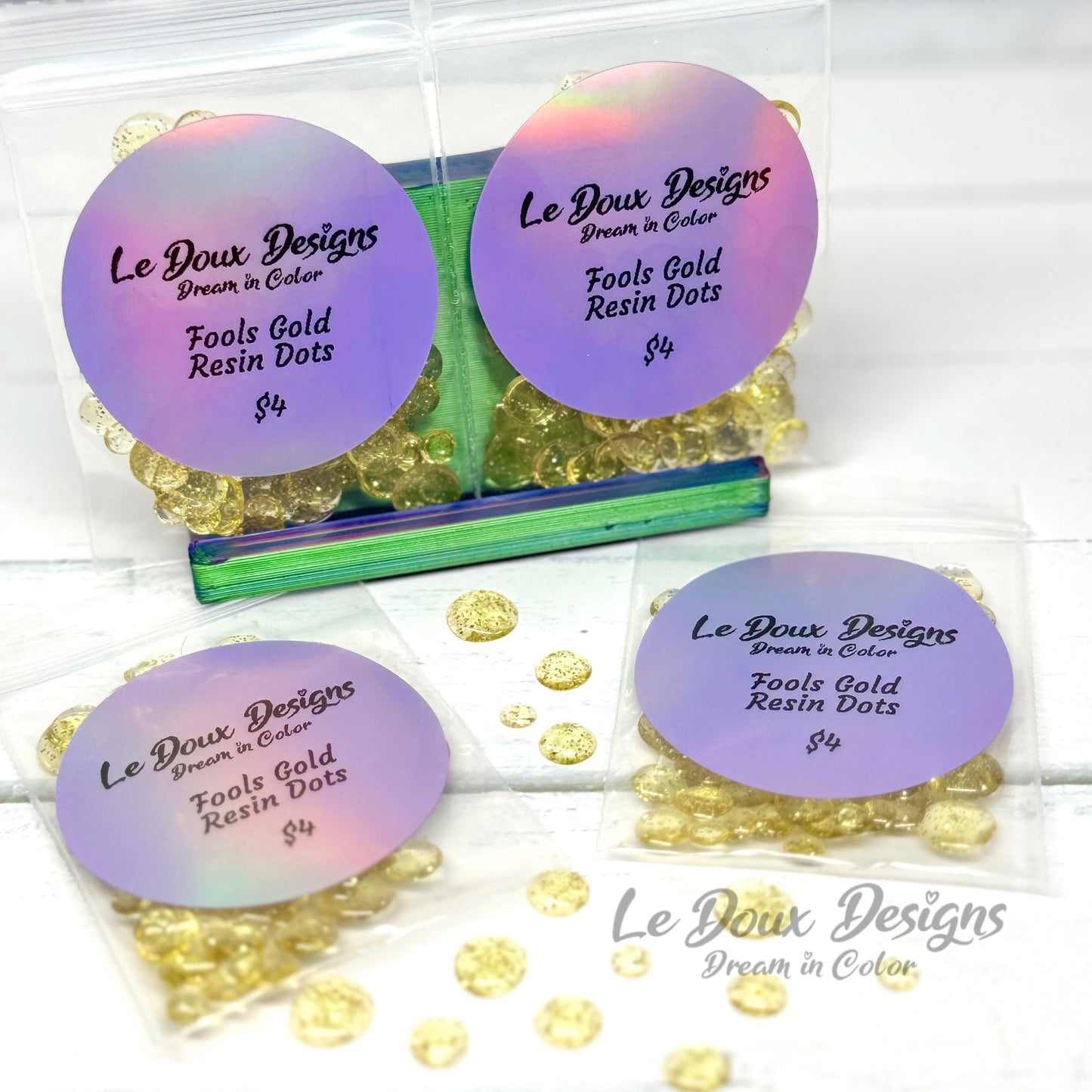 Fools Gold Resin Dots