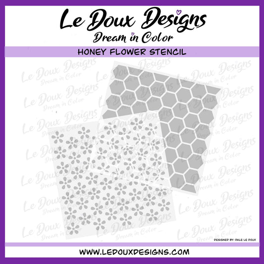 Honey Flower Stencil