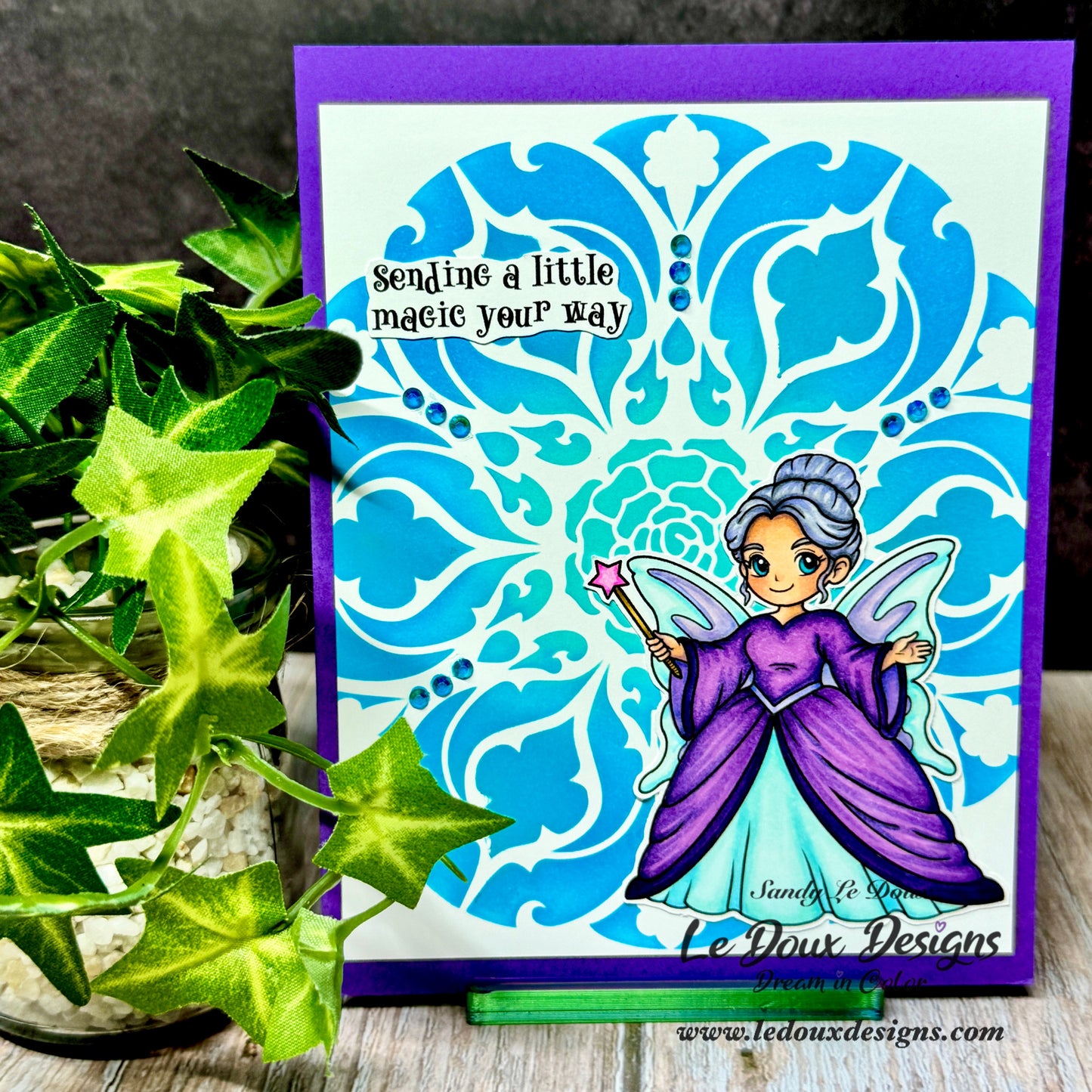 Cathedral Rose Stencil