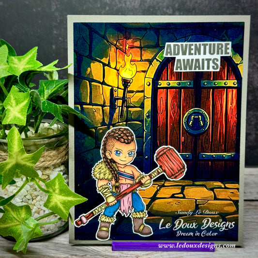 Mighty Warrior Stamp set