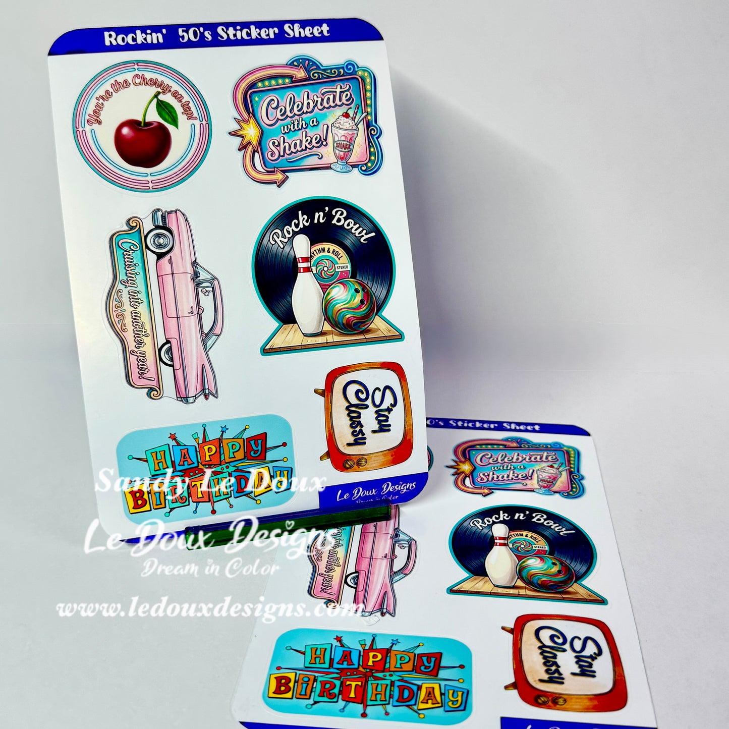 Rockin' 50s Sticker Sheet