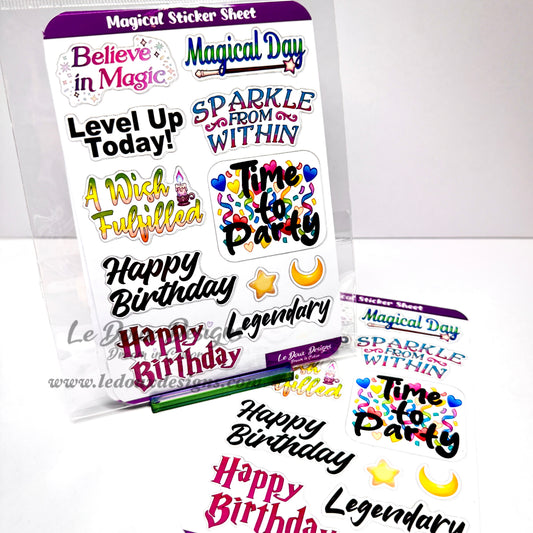 Magical Sticker Sheet