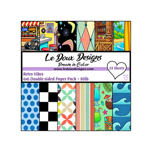 Retro  Vibes Paper Pad