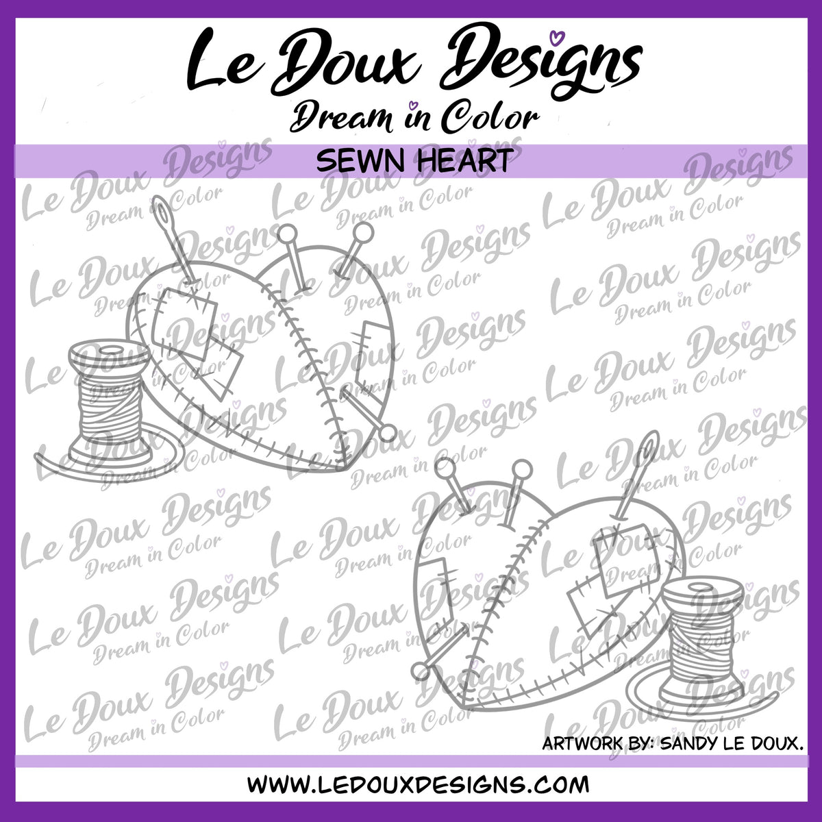 Sewn Heart Digital