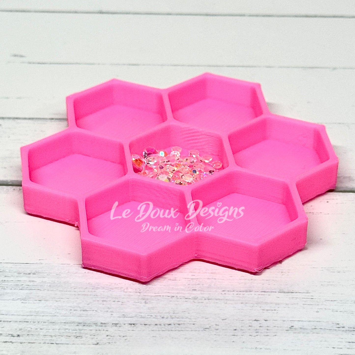 Stackable Bling Tray(Single)- Pink