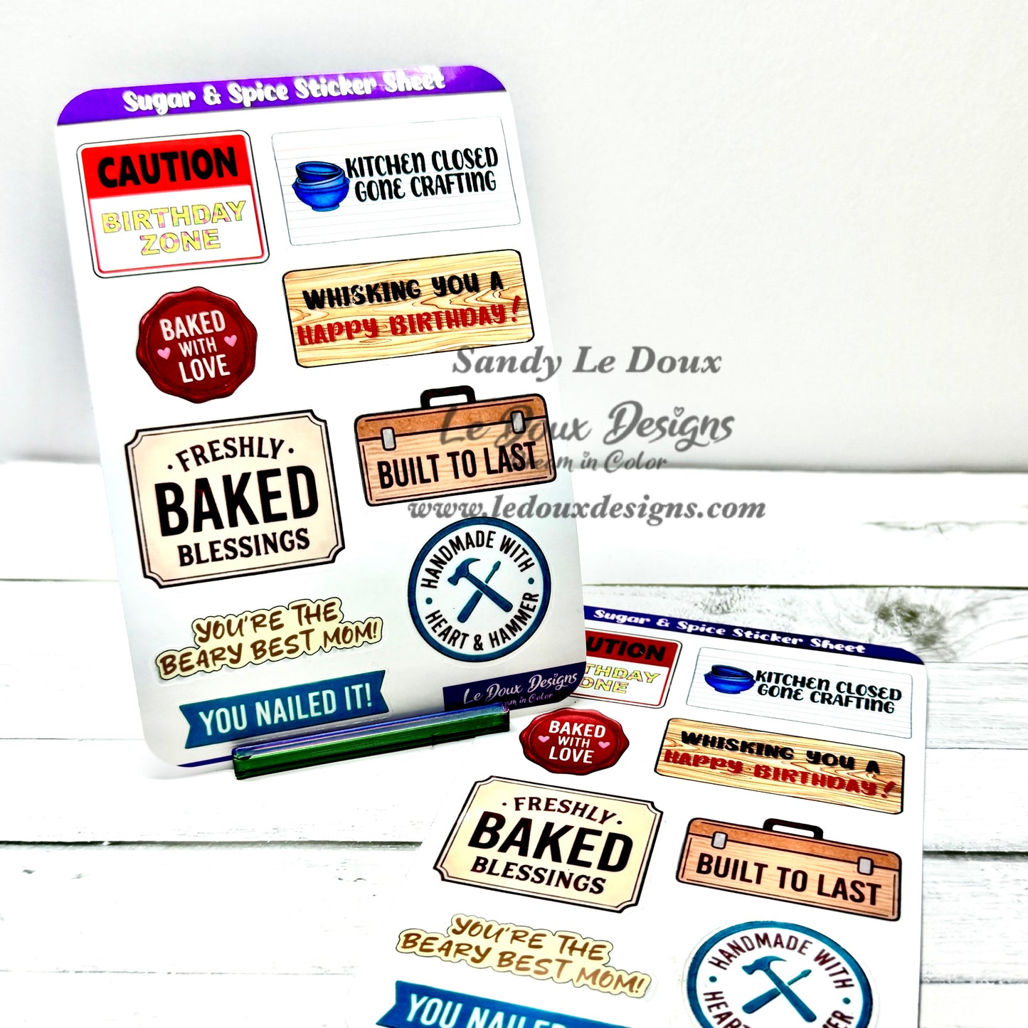 Sugar & Spice Sticker Sheet